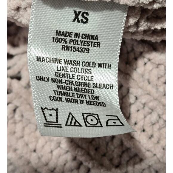 Aero Hygge Pullover Sweater Chunky Knit Long Sleeve Rose Pink XS Lagenlook Boho - Picture 5 of 7